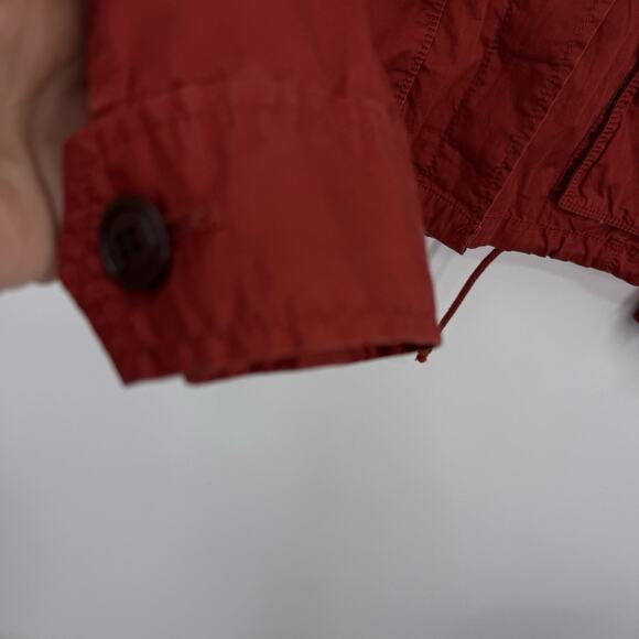 Eddie Bauer XS Women Utility Jacket Rust Hooded Full Zip Bella Twilight Gorpcore - Picture 5 of 14